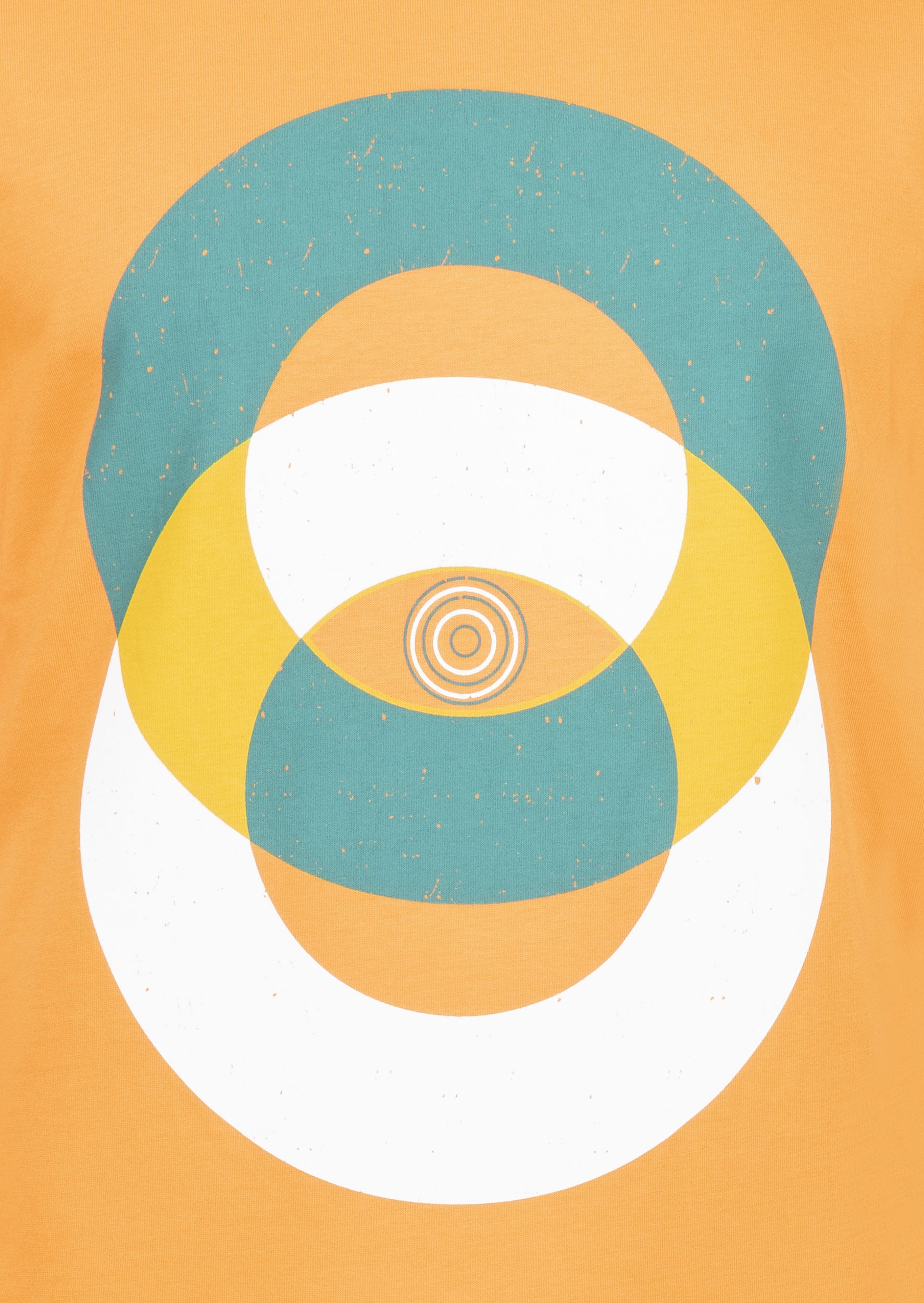 Orange Crew Neck T-shirt