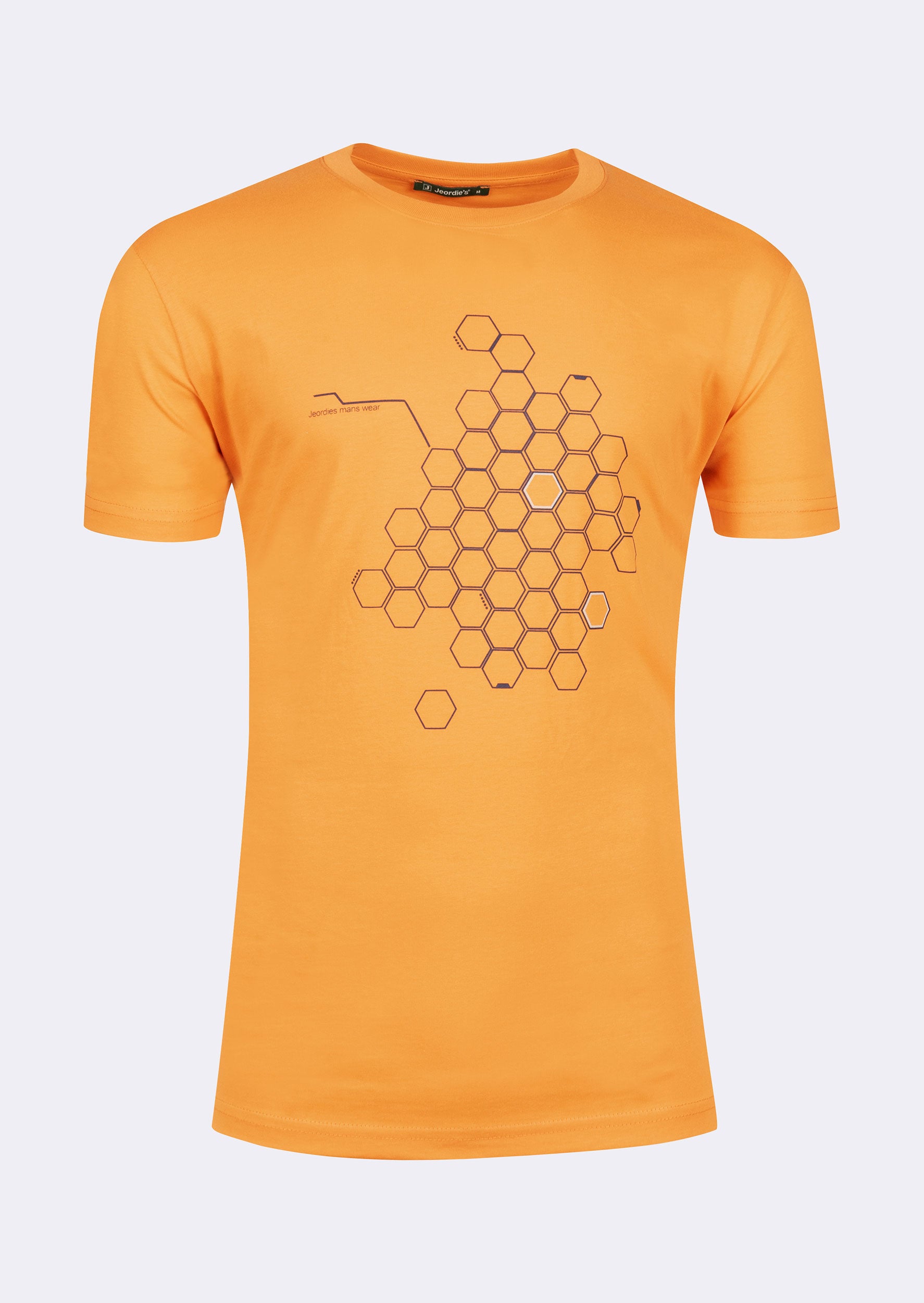 Orange Crew Neck T-shirt