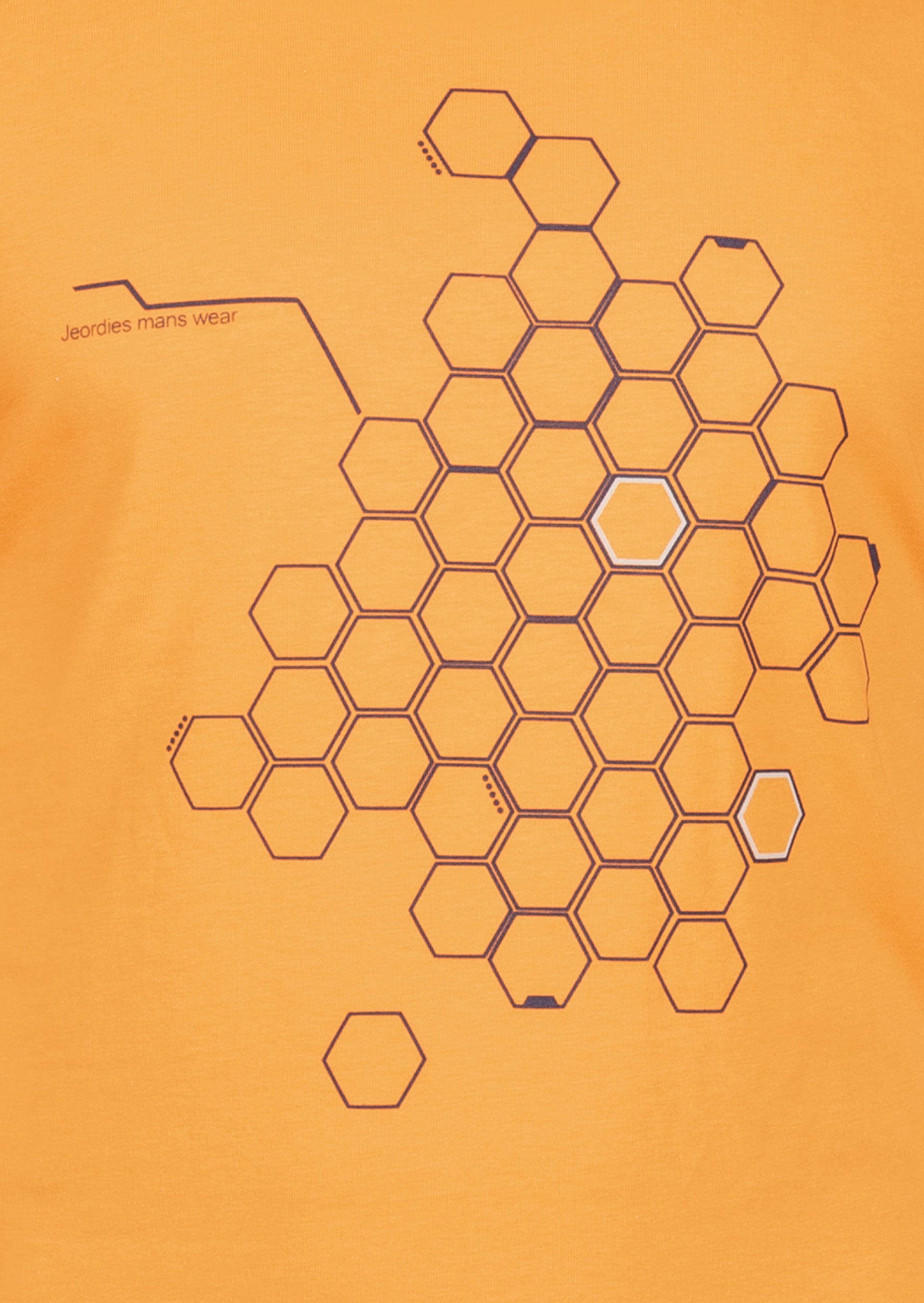 Orange Crew Neck T-shirt