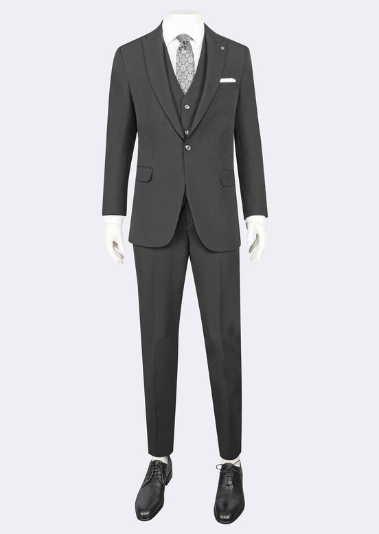 Black Three-Piece Suit