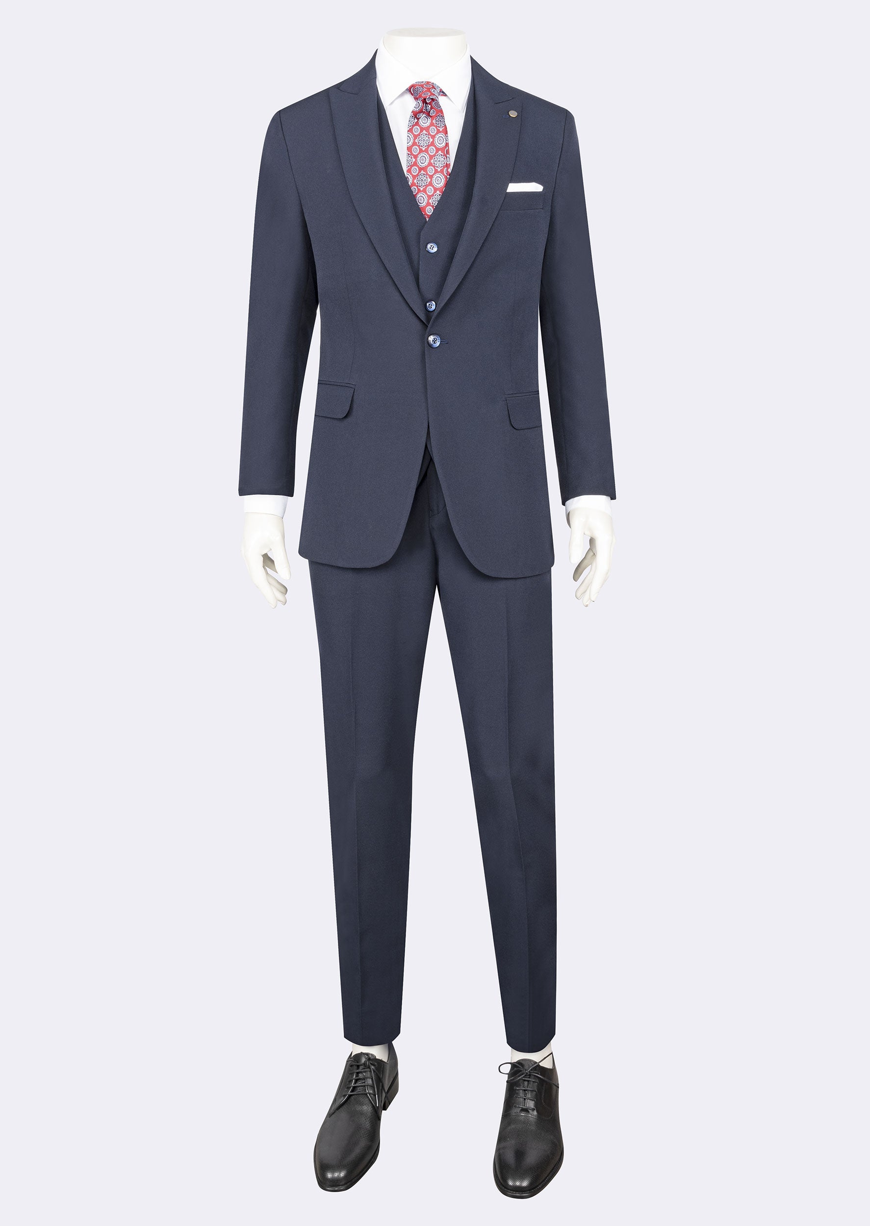 Navy Three-Piece Suit