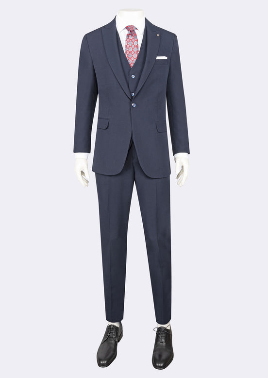 Navy Three-Piece Suit