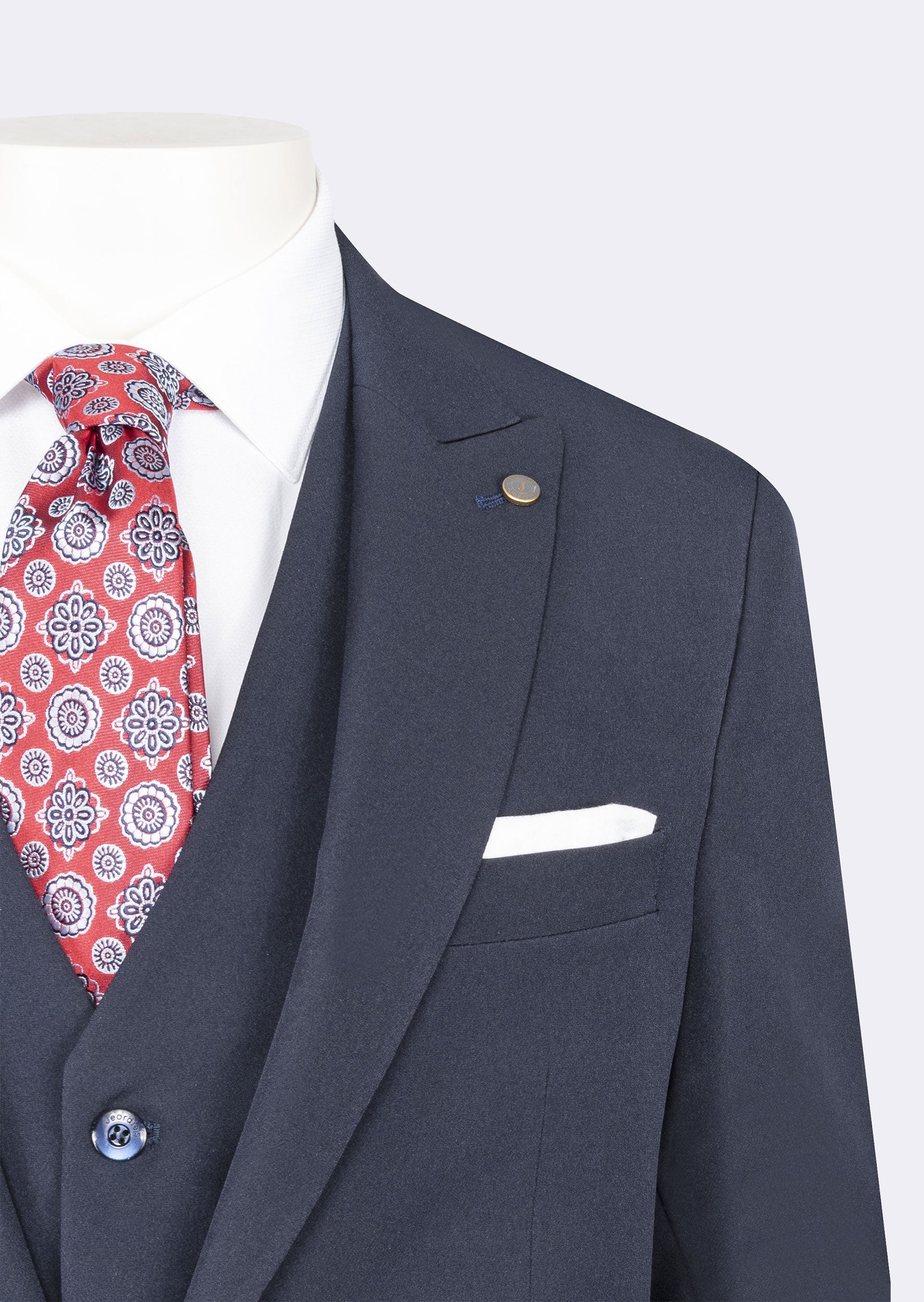 Navy Three-Piece Suit