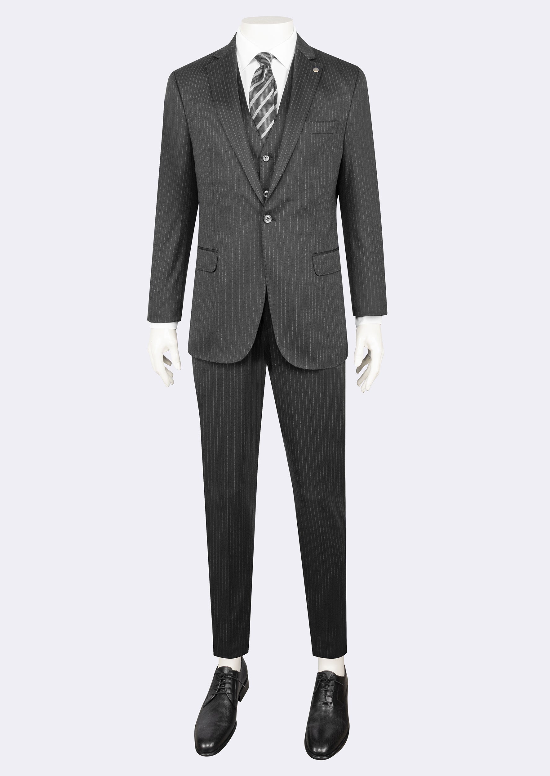Black Three-Piece Suit