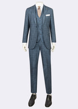 Navy Three-Piece Suit