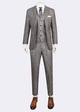 Brown Three-Piece Suit
