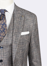 Brown Three-Piece Suit