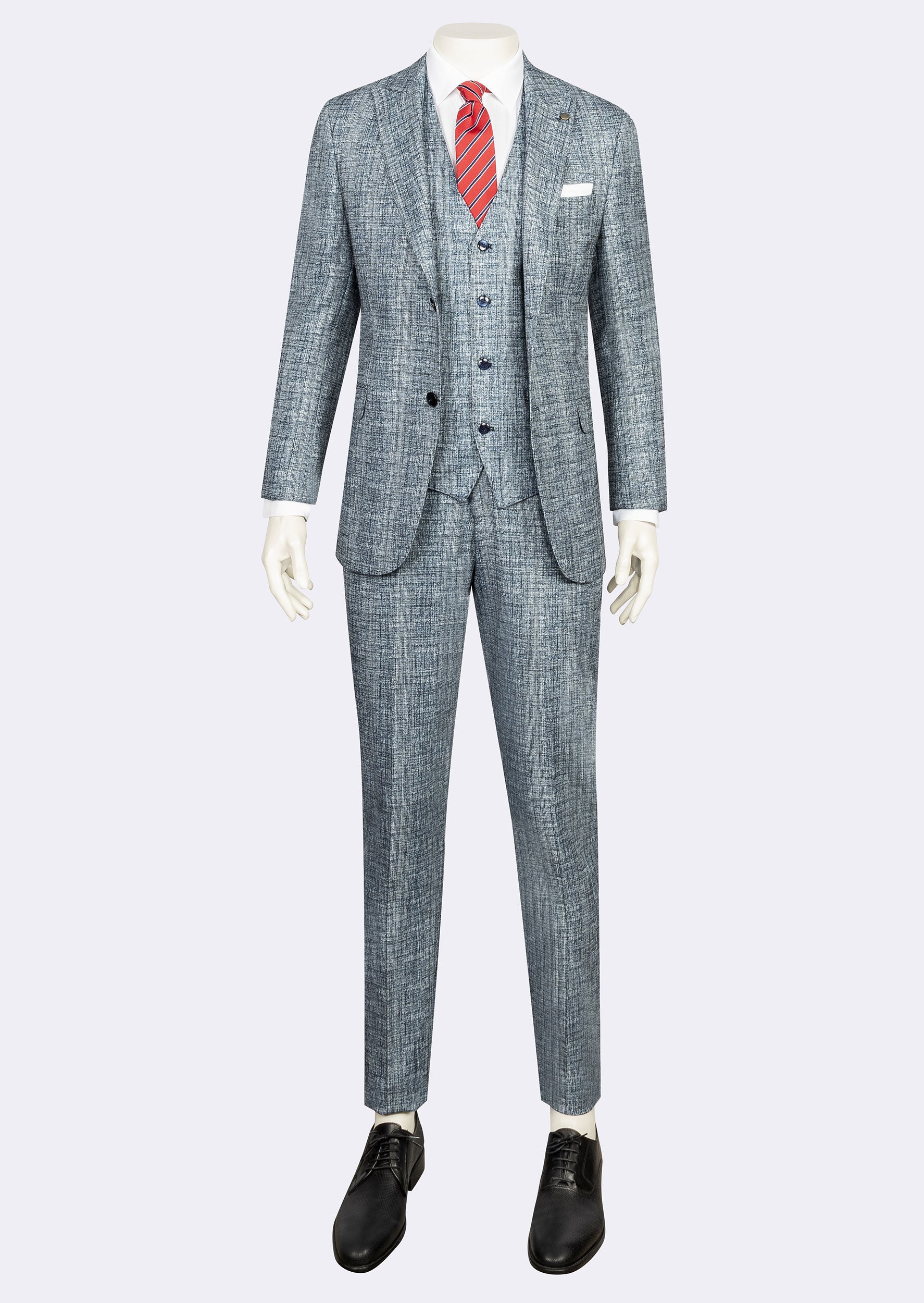 Royal Blue Three-Piece Suit