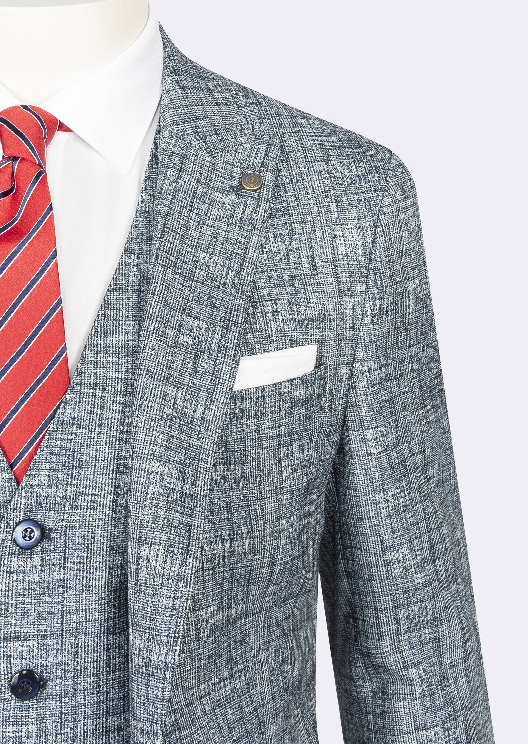 Royal Blue Three-Piece Suit