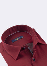 Burgundy Long Sleeve Shirt