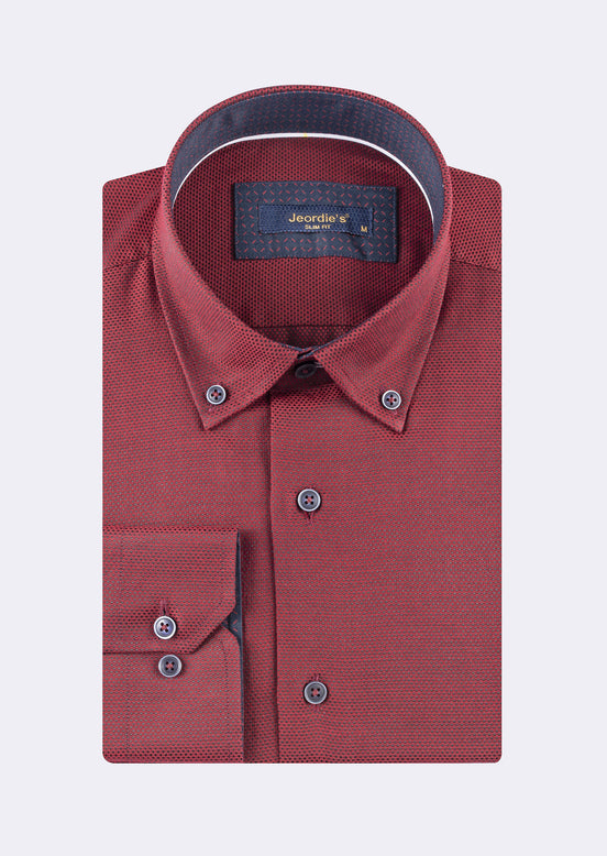 Burgundy Long Sleeve Shirt