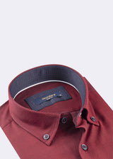 Burgundy Long Sleeve Shirt
