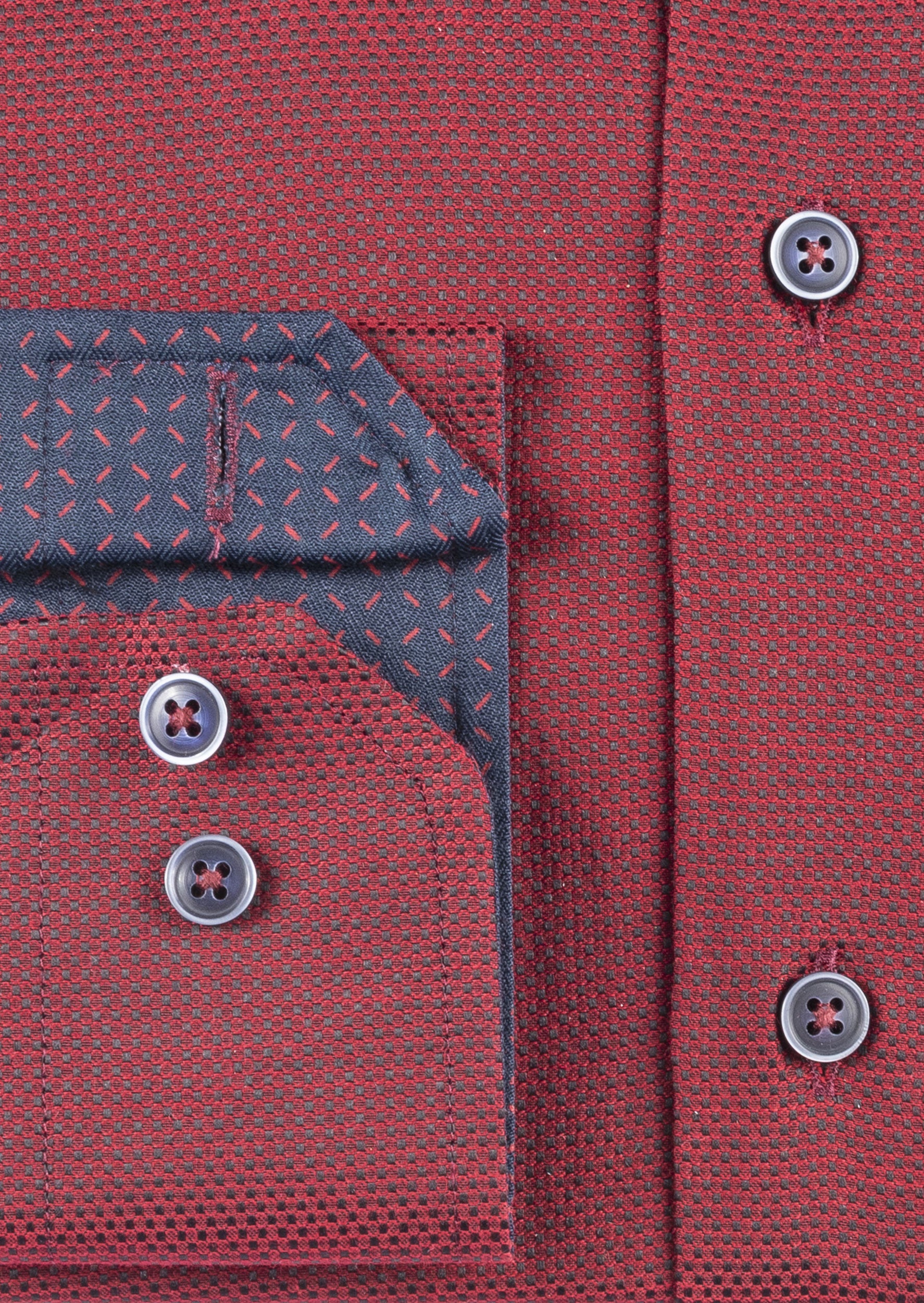 Burgundy Long Sleeve Shirt