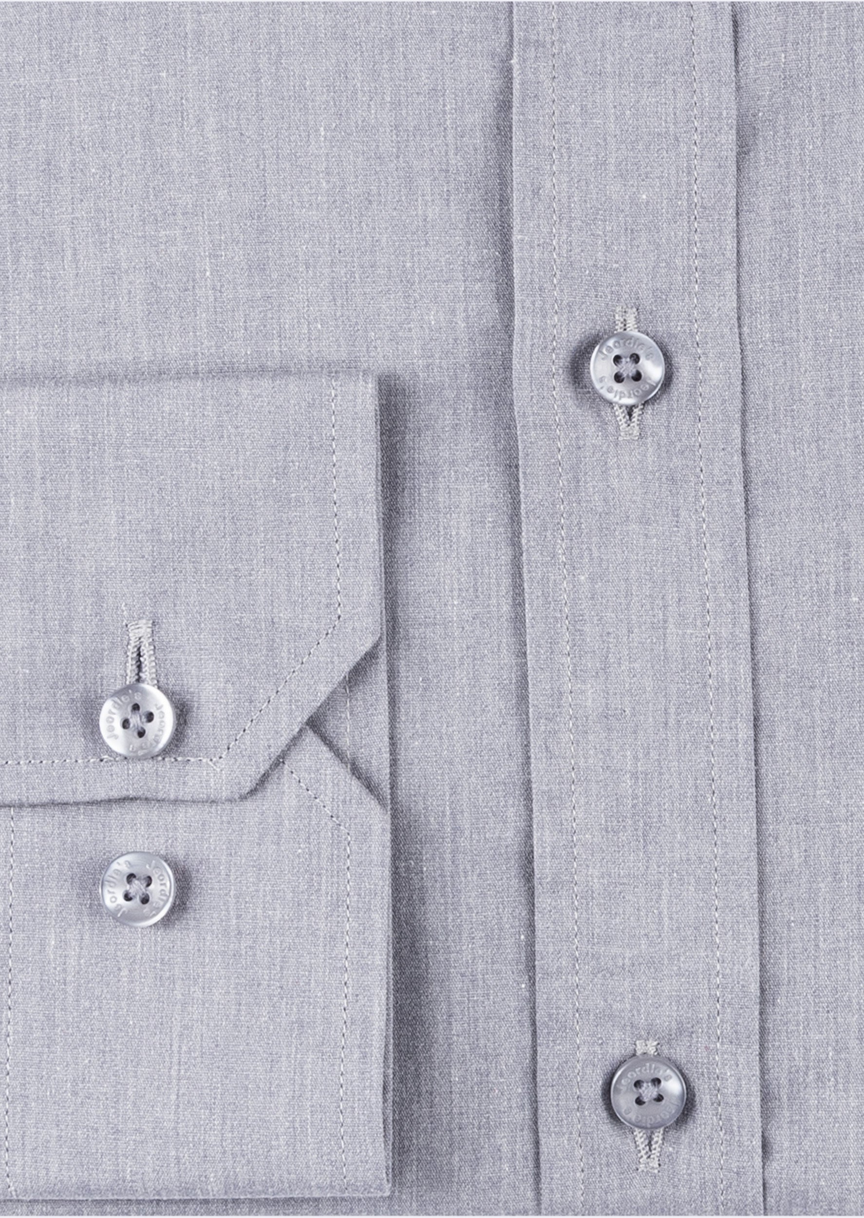 Grey Melange Long Sleeve Shirt