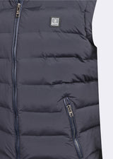 Navy Quilted Vest