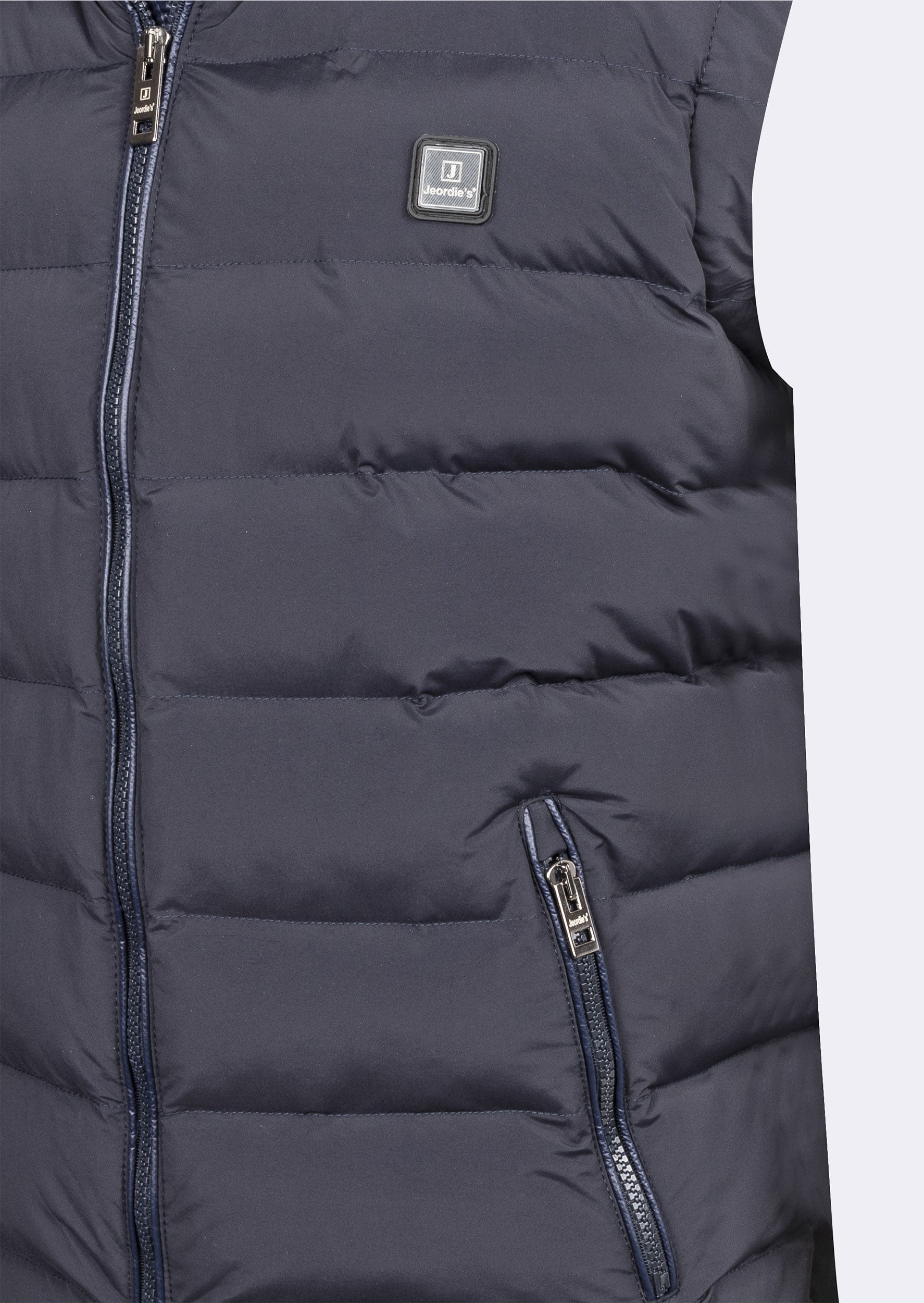 Navy Quilted Vest