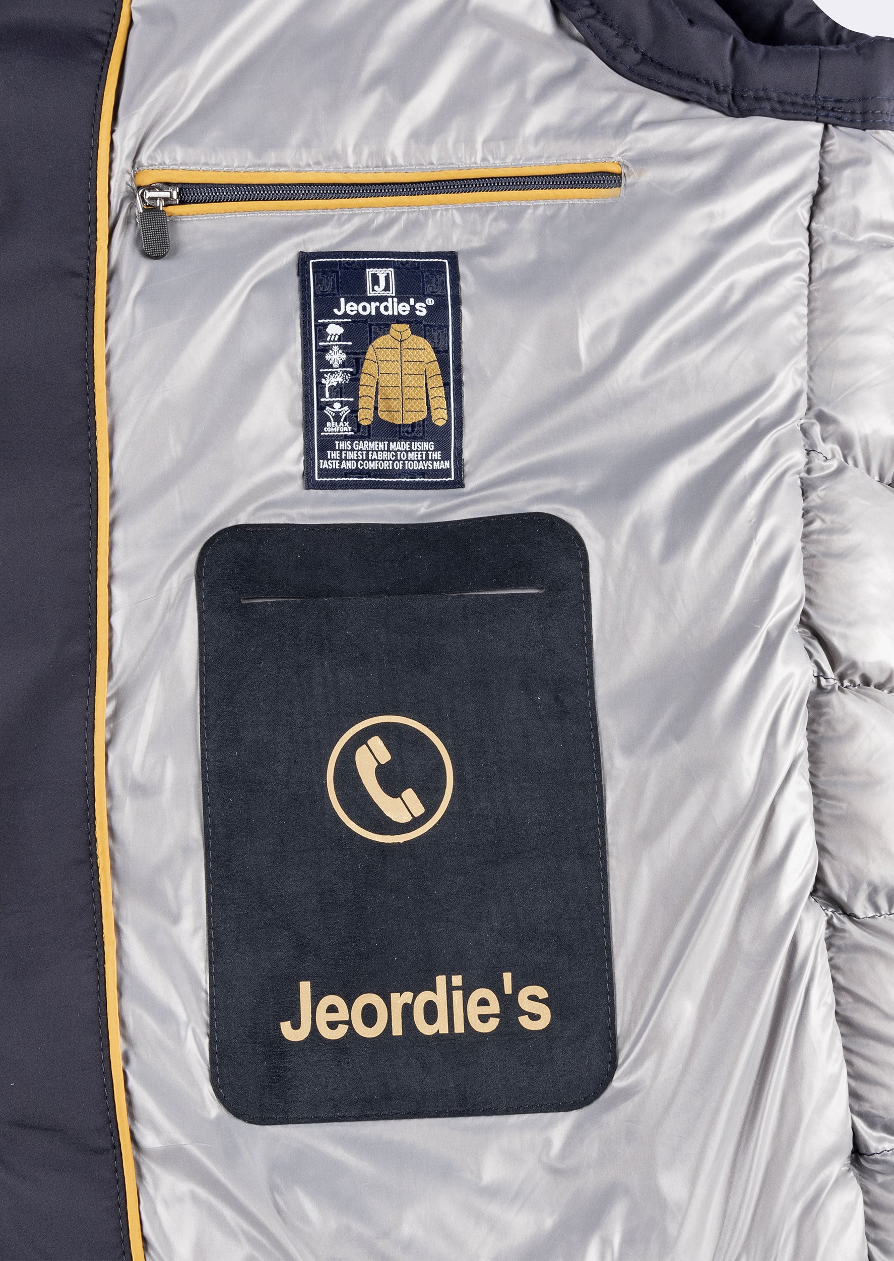 Navy Quilted Vest