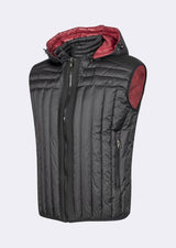Black Quilted Vest