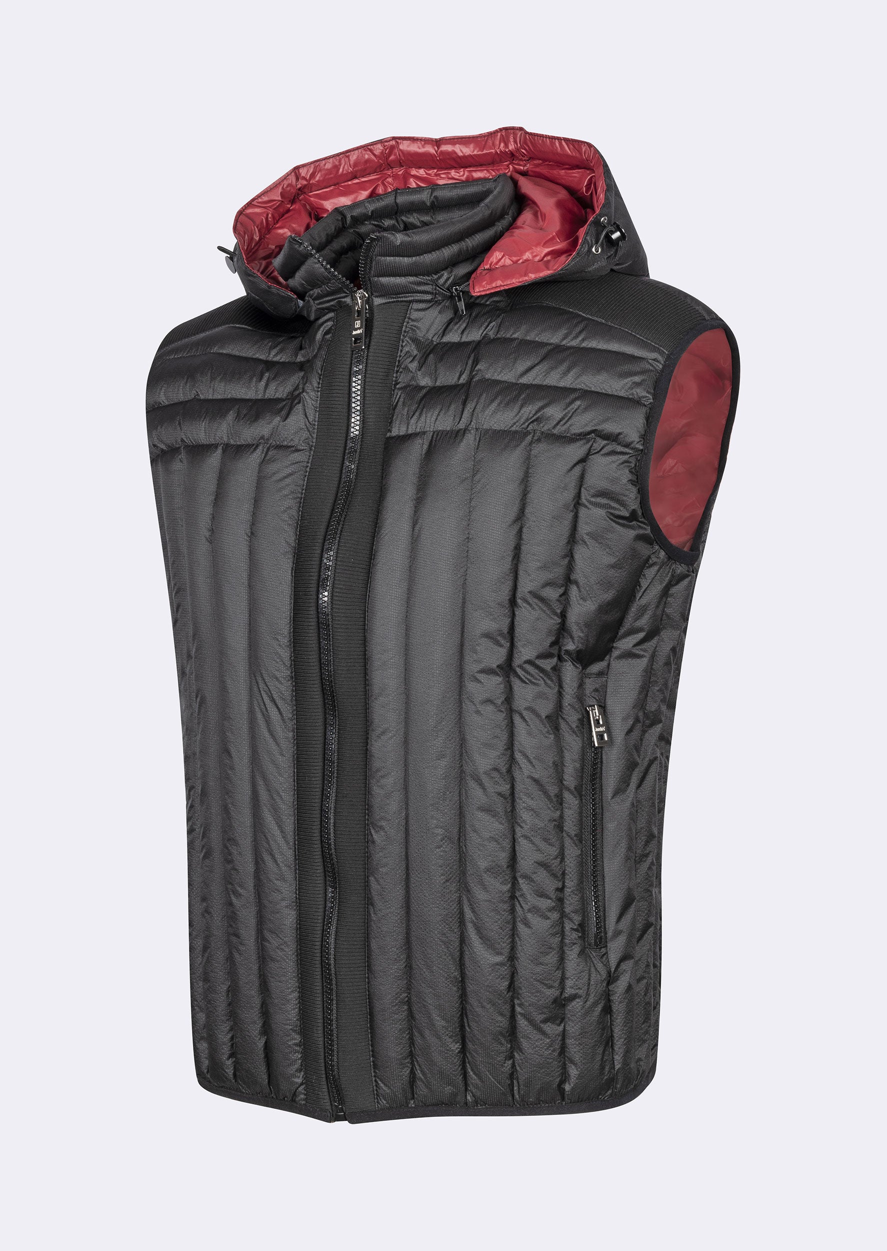 Black Quilted Vest