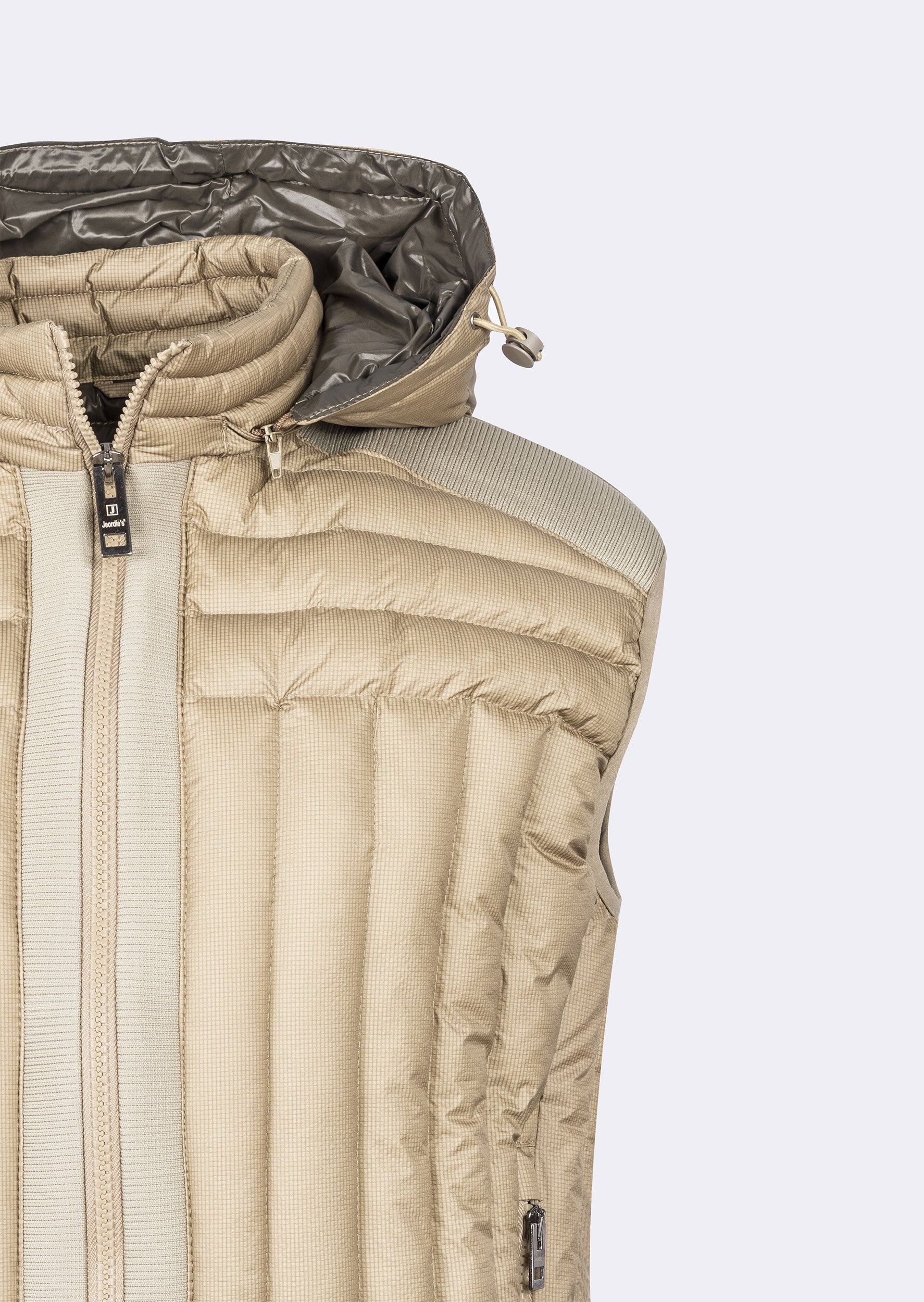 Beige Quilted Vest