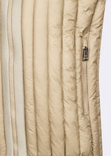 Beige Quilted Vest
