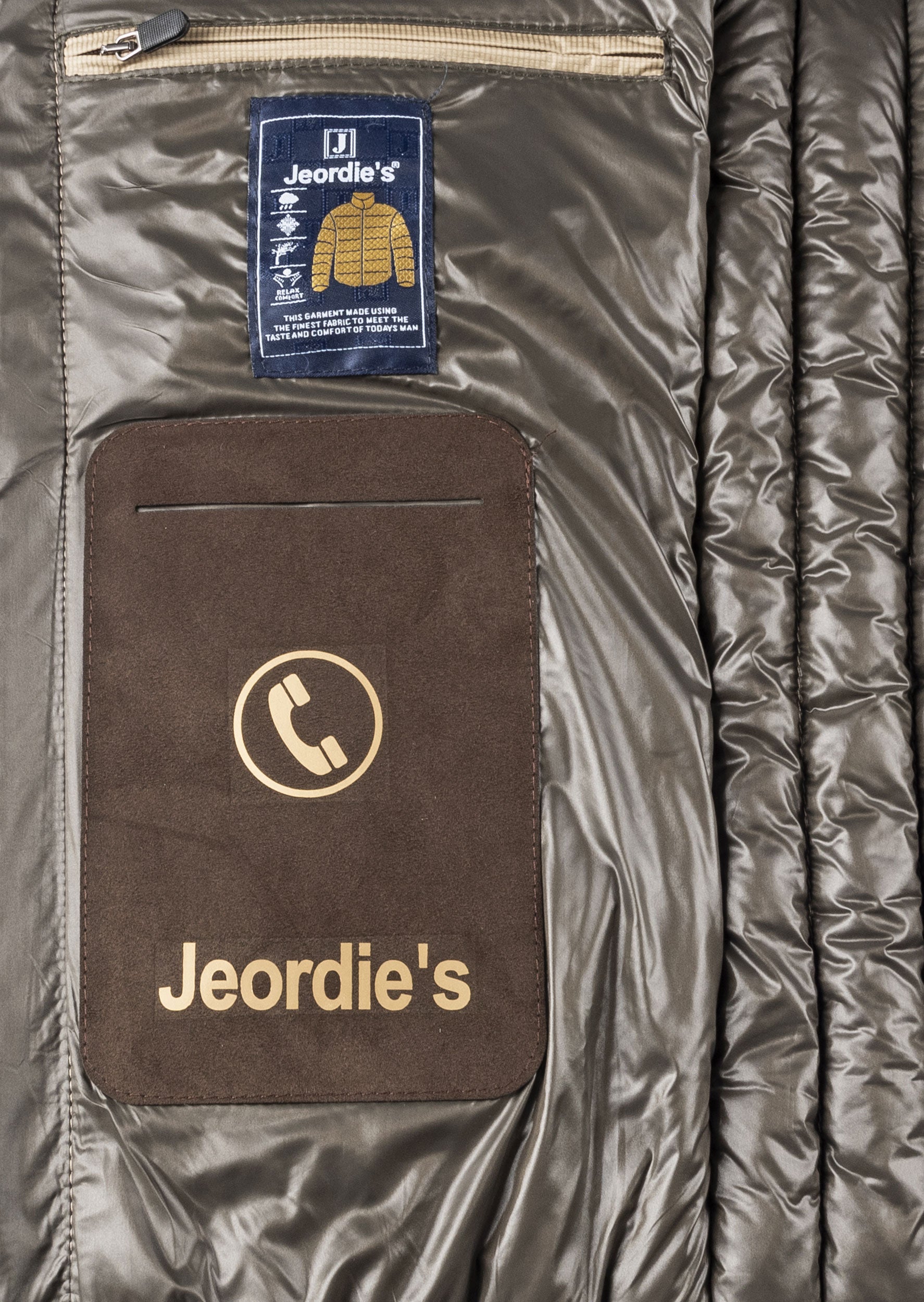 Beige Quilted Vest