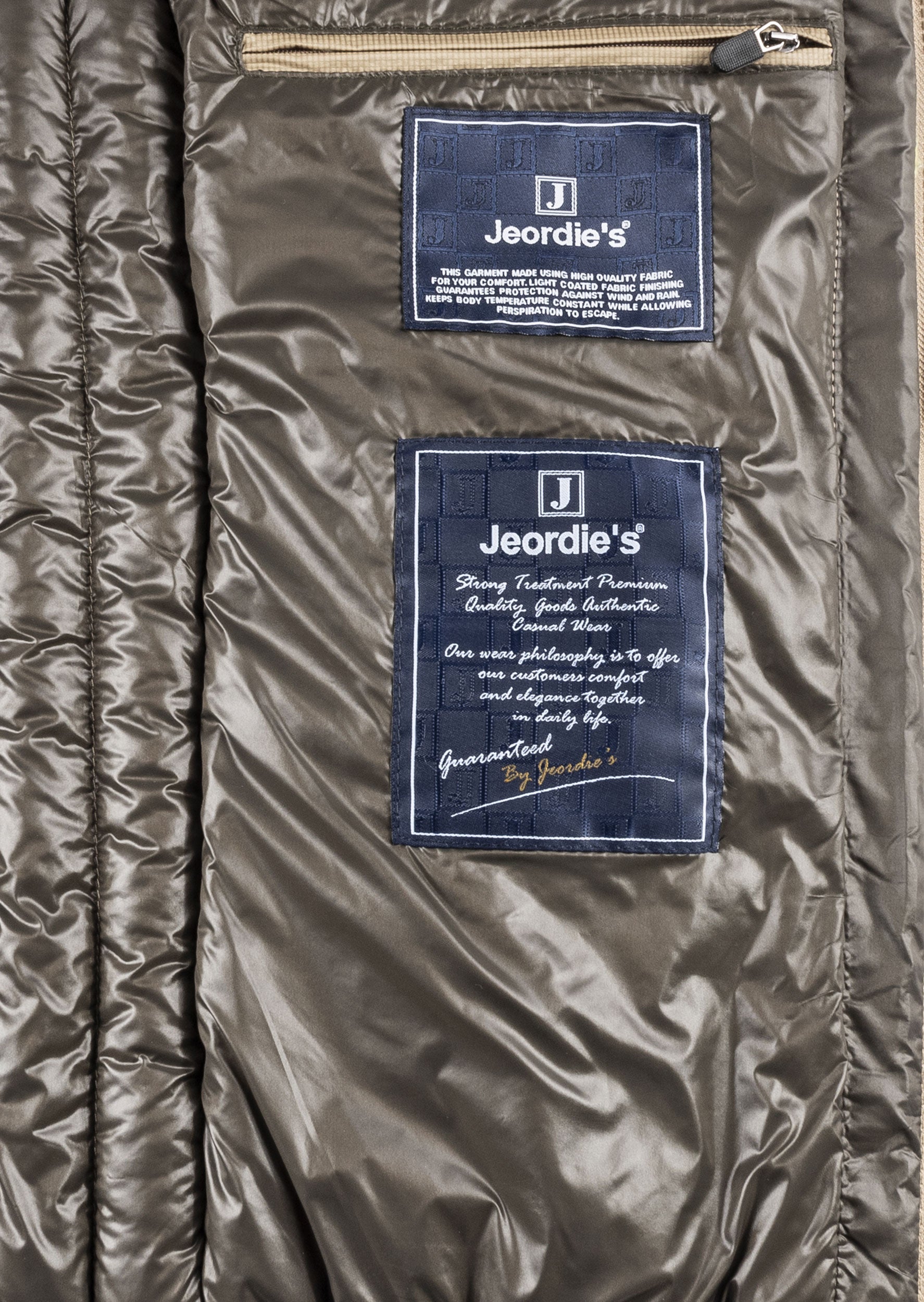 Beige Quilted Vest