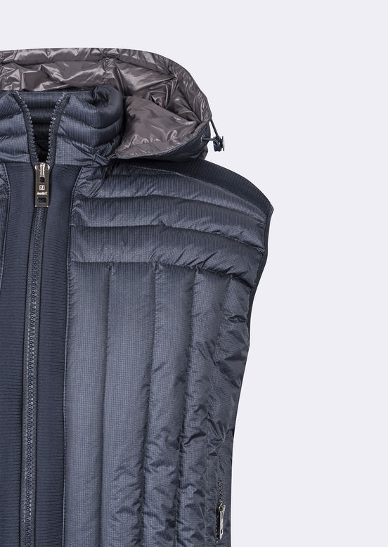 Navy Quilted Vest