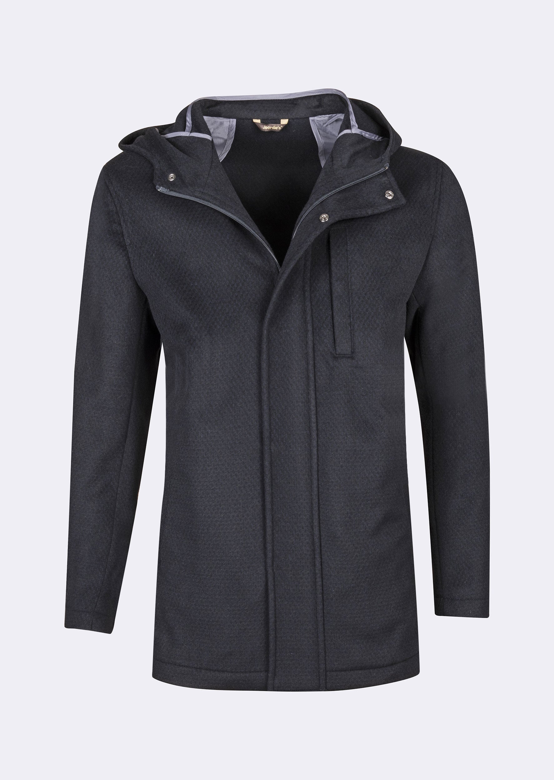 Navy Wool Coat