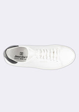 White - Black Trainers