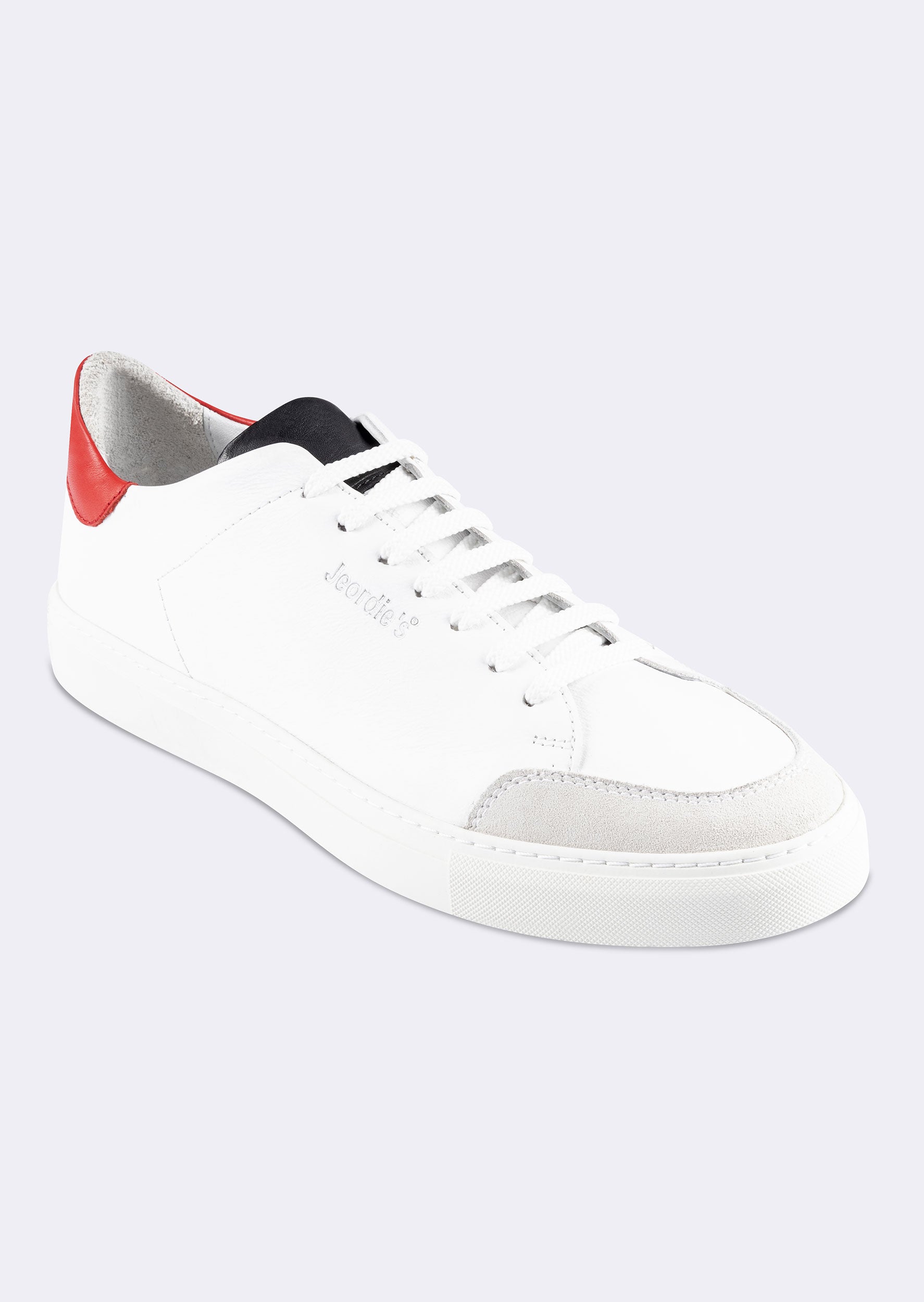 White - Red Trainers