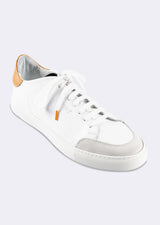 White - Orange Trainers