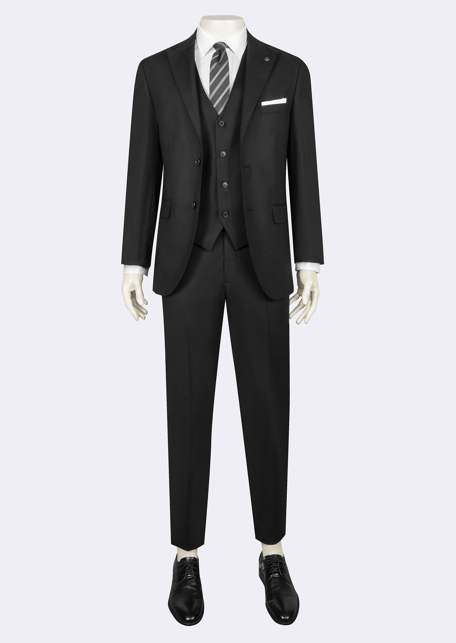 Black Three-Piece Suit