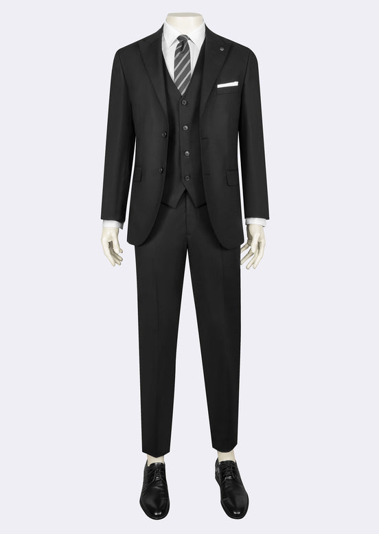 Black Three-Piece Suit