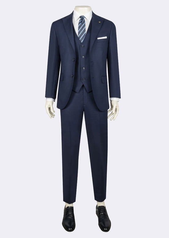 Royal Blue Three-Piece Suit