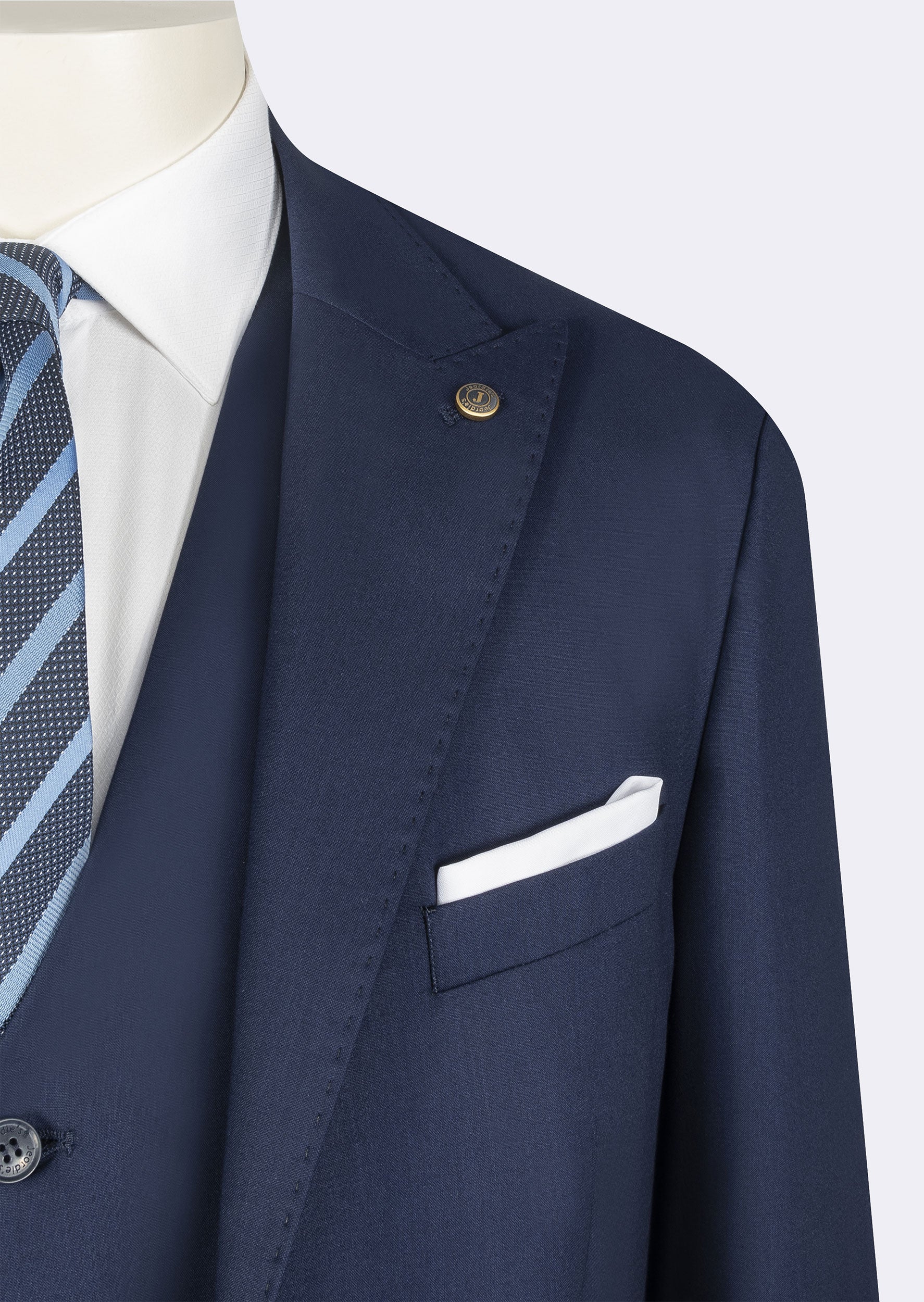 Royal Blue Three-Piece Suit
