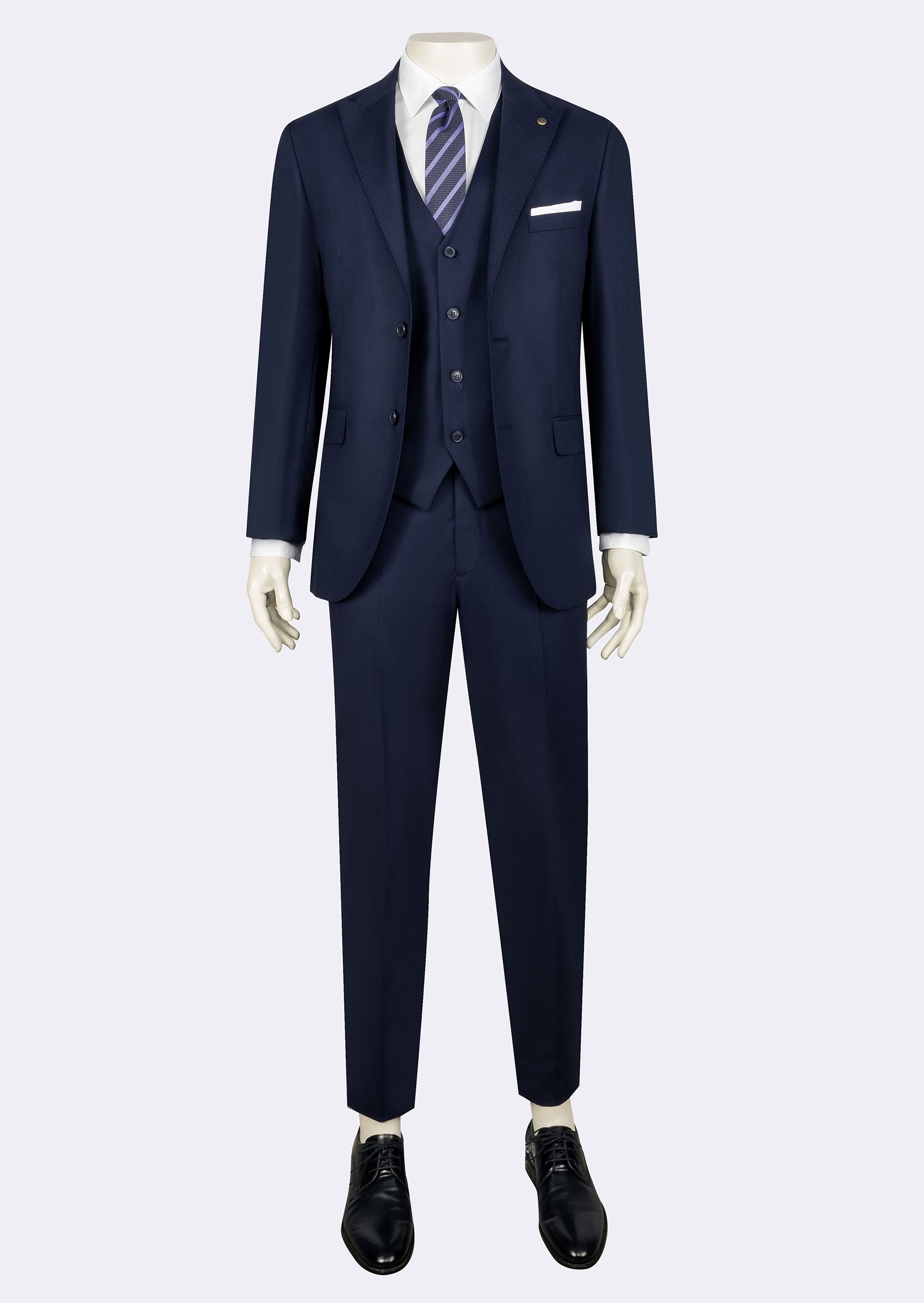 Light Navy Three-Piece Suit