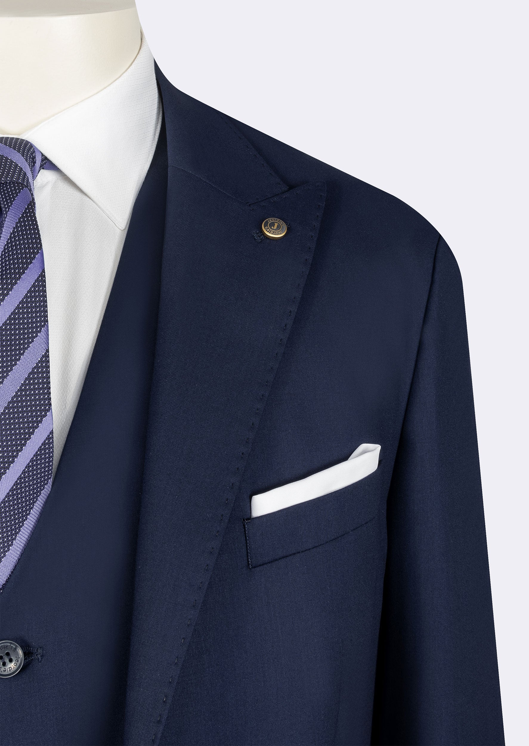 Light Navy Three-Piece Suit