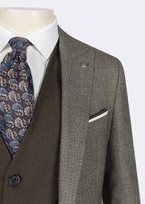 Brown Three-Piece Suit