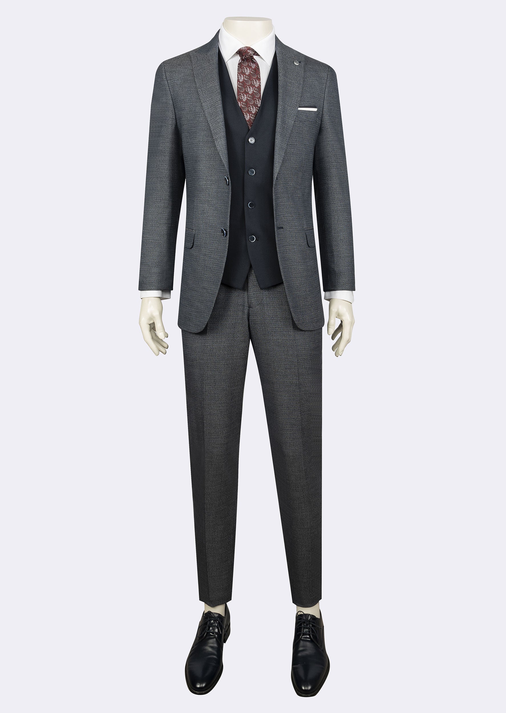 Navy Three-Piece Suit
