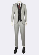 Grey Three-Piece Suit
