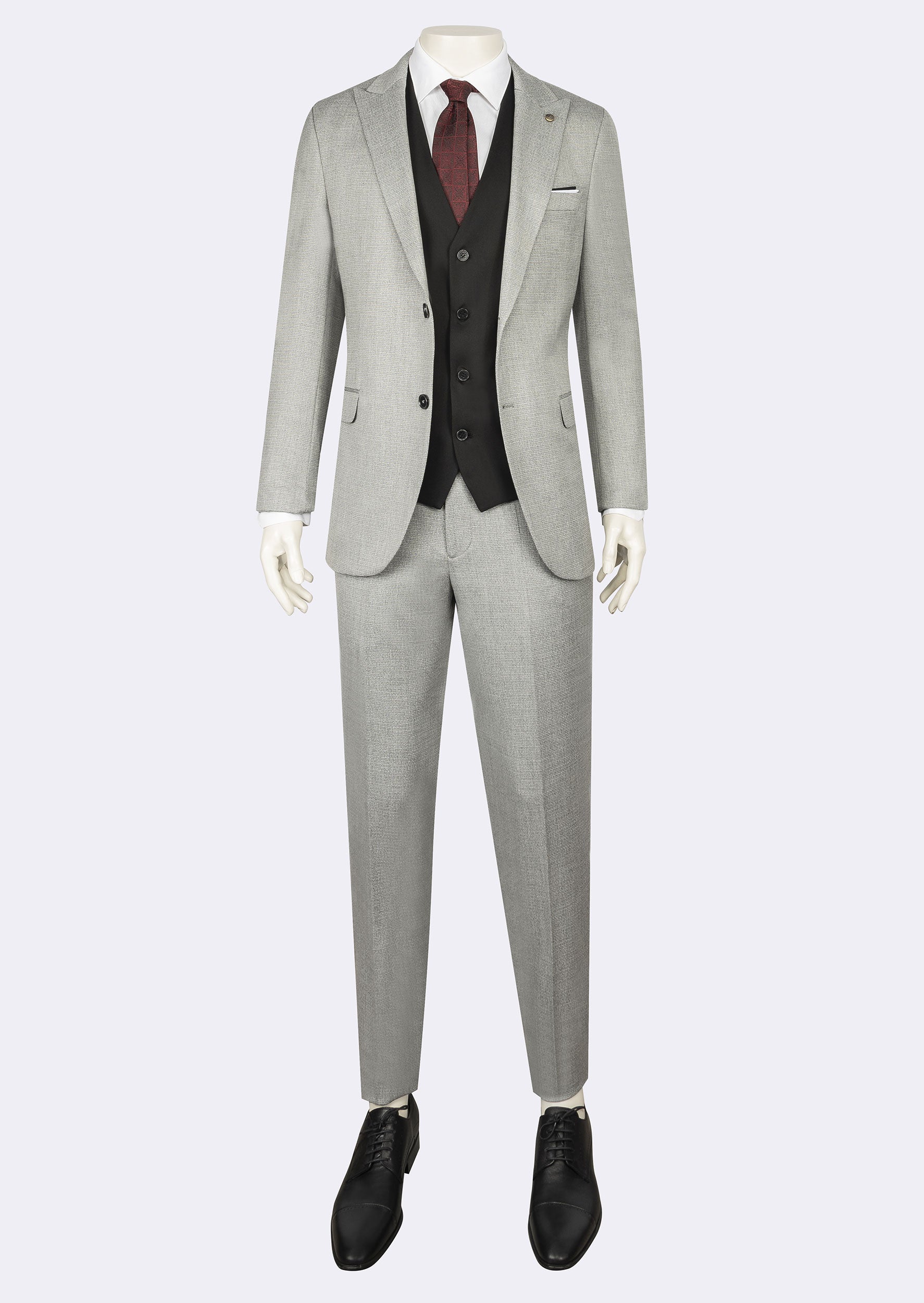 Grey Three-Piece Suit