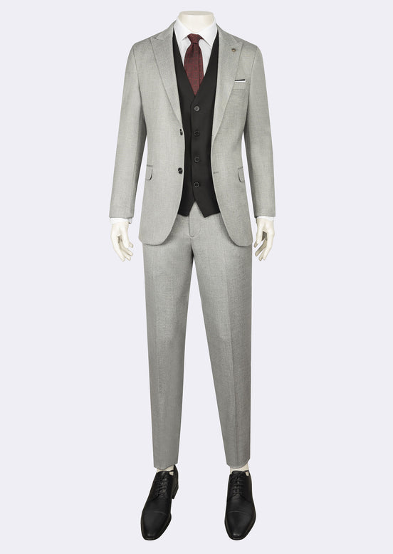 Grey Three-Piece Suit