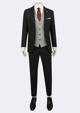 Black Three-Piece Suit