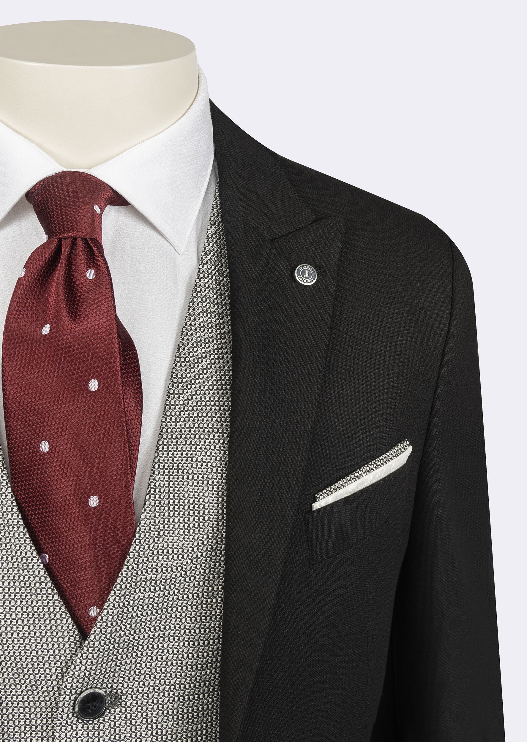 Black Three-Piece Suit
