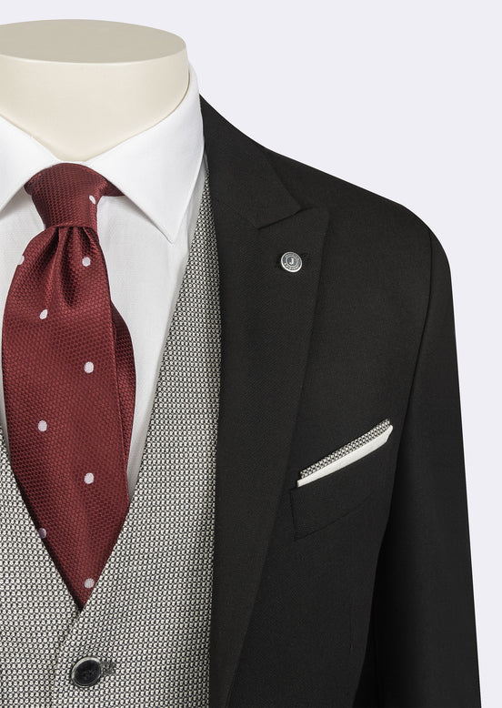Black Three-Piece Suit