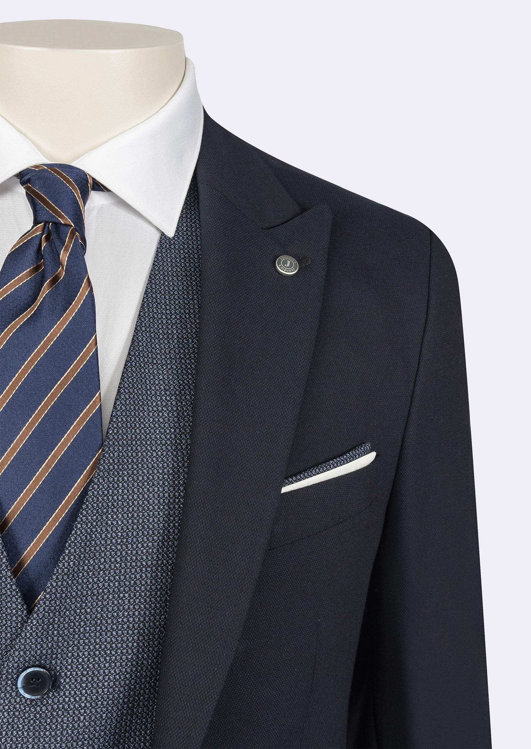Navy Three-Piece Suit
