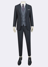 Light Navy Three-Piece Suit