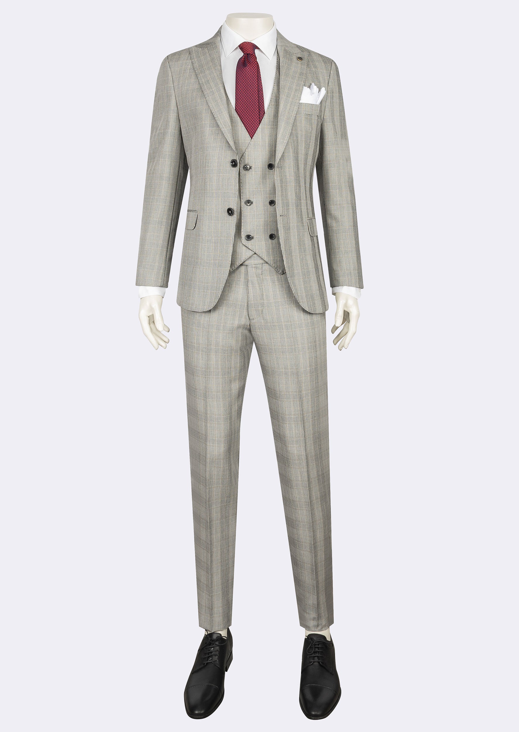 Grey Three-Piece Suit