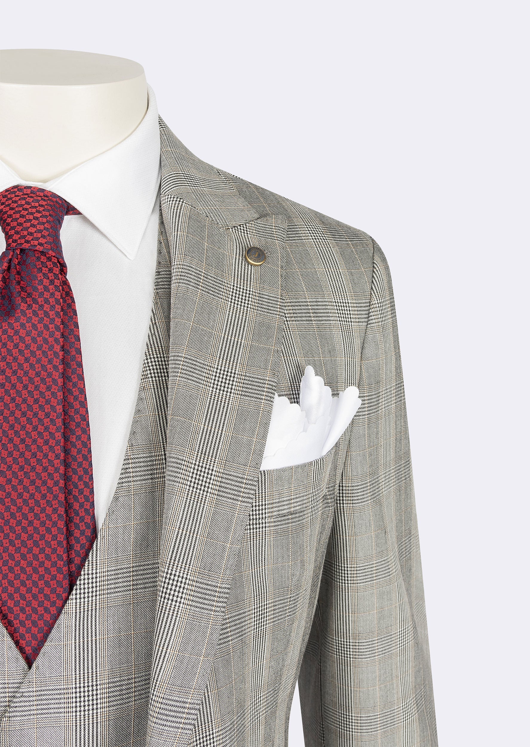 Grey Three-Piece Suit